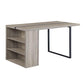ACME Patwin Dining Table, Rustic Oak & Black Finish FredCo