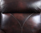 ACME Perfiel Motion Sofa, 2 Tone Dark Brown Top Grain Leather FredCo