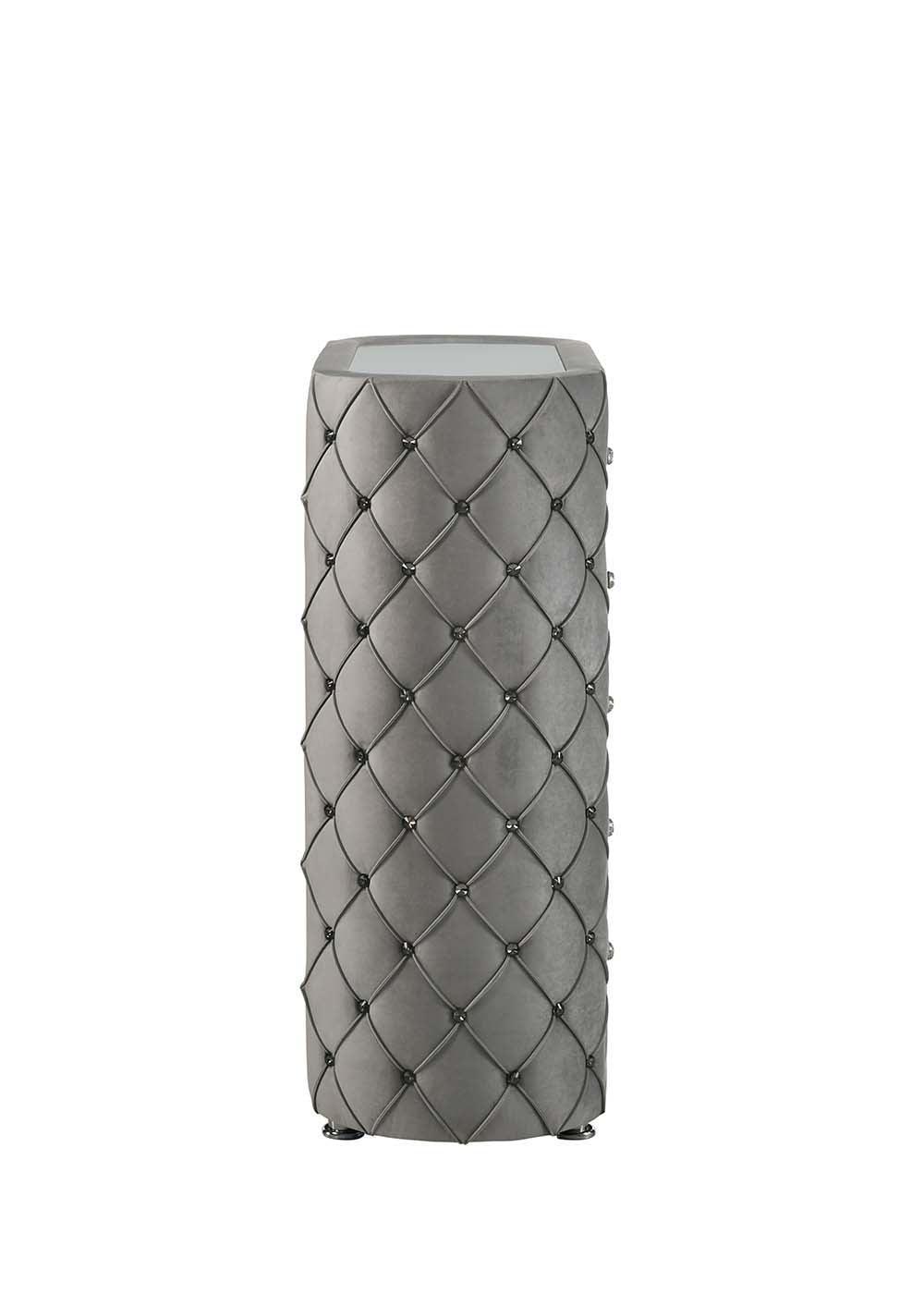 ACME Perine Chest, Gray Velvet FredCo
