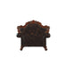 ACME Picardy Chair w/1 Pillow, Vintage Honey Oak & PU FredCo