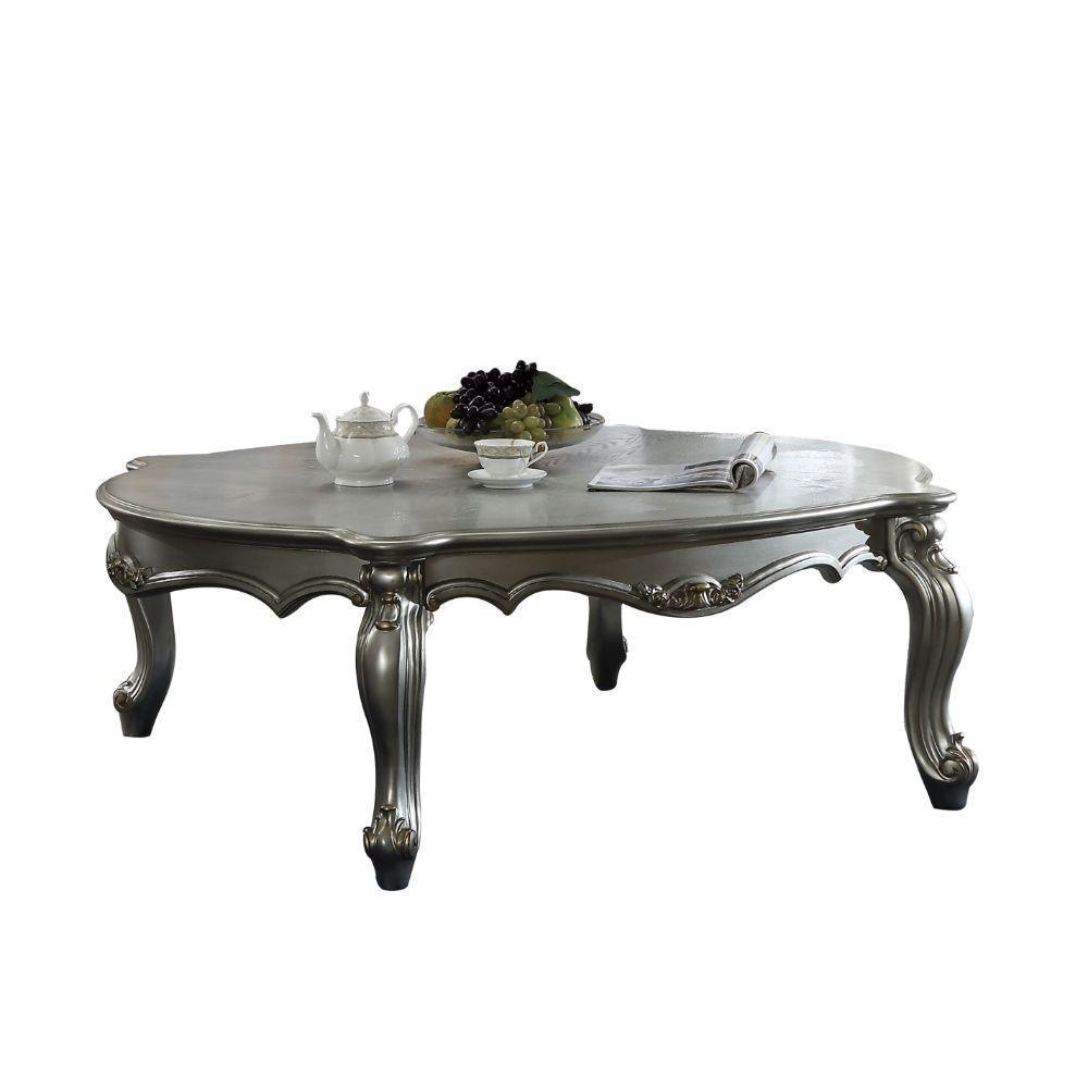 ACME Picardy Coffee Table, Antique Platinum FredCo