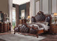 ACME Picardy Eastern King Bed, PU & Honey Oak FredCo