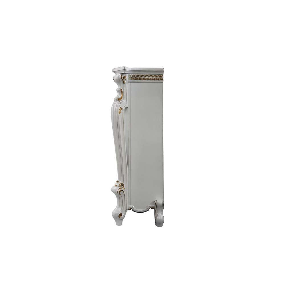 ACME Picardy Fireplace, Antique Pearl Finish FredCo