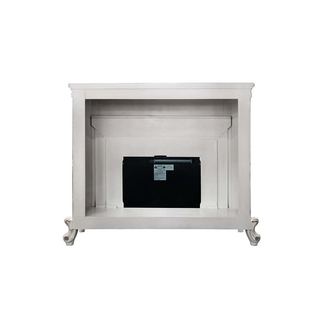 ACME Picardy Fireplace, Antique Pearl Finish FredCo