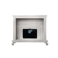 ACME Picardy Fireplace, Antique Pearl Finish FredCo