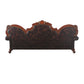 ACME Picardy Oversized Sofa w/5 Pillows, Vintage Honey Oak & PU FredCo