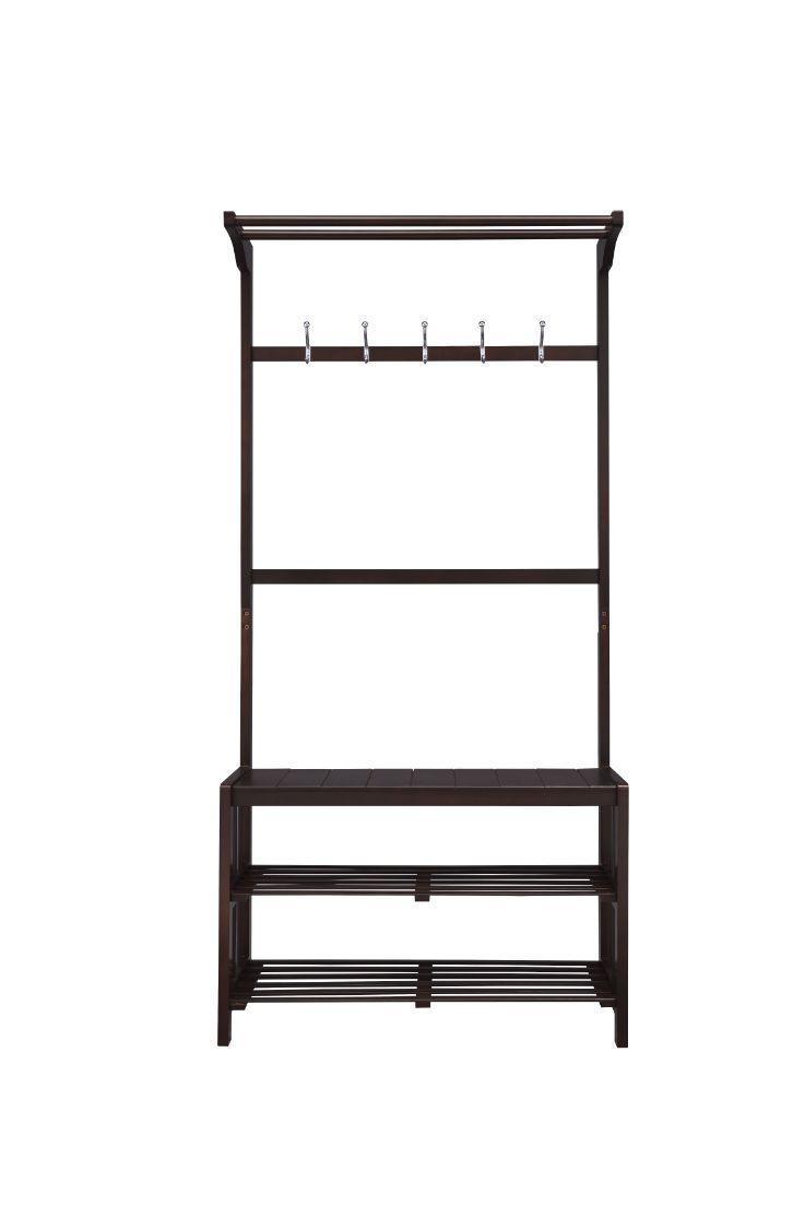 ACME Pieria Hall Tree, Espresso Finish FredCo