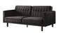ACME Qinven Adjustable Sofa , Dark Brown Velvet FredCo