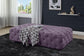 ACME Qokmis Sectional - Ottoman, Purple Velvet FredCo