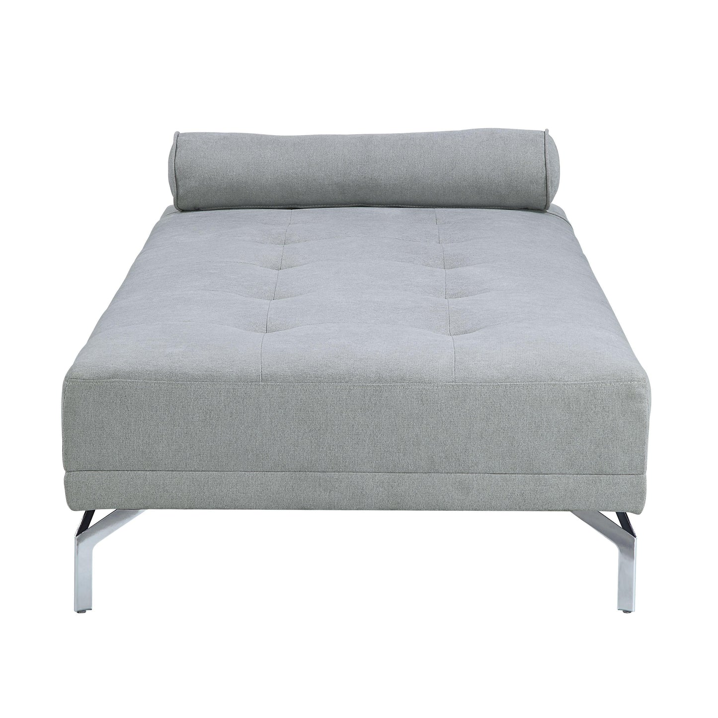 ACME Quenti Sofa Bed w/Pillow, Gray Melange Velvet FredCo