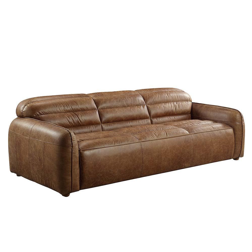 ACME Rafer Sofa, Cocoa Top Grain Leather FredCo