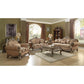 ACME Ragenardus Chair w/1 Pillow, Fabric & Vintage Oak FredCo