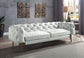 ACME Ragle Sofa, Vintage White Top Grain Leather FredCo