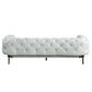 ACME Ragle Sofa, Vintage White Top Grain Leather FredCo
