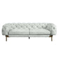 ACME Ragle Sofa, Vintage White Top Grain Leather FredCo