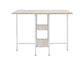 ACME Raine Counter High Table, Antique White & Chrome Finish FredCo