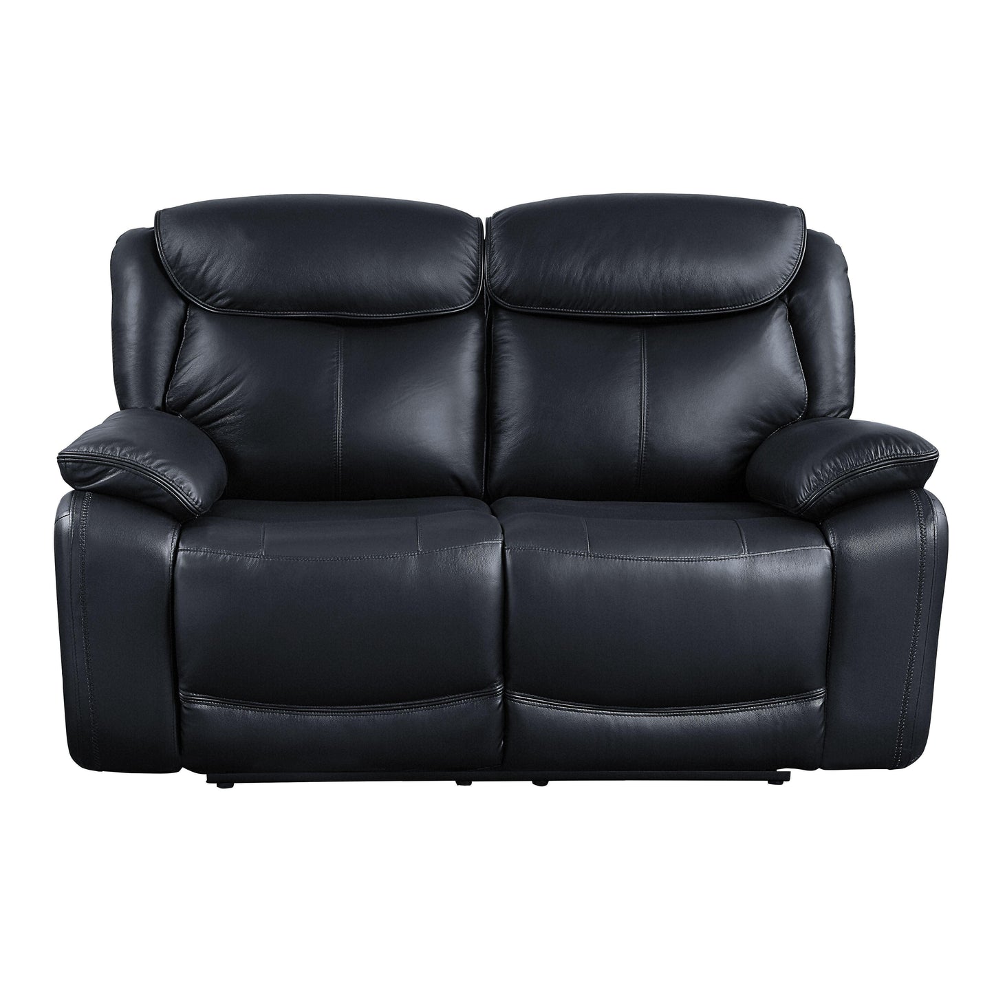 ACME Ralorel Motion Loveseat, Black Top Grain Leather FredCo