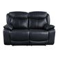 ACME Ralorel Motion Loveseat, Black Top Grain Leather FredCo