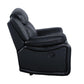 ACME Ralorel Motion Loveseat, Black Top Grain Leather FredCo