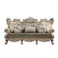 ACME Ranita Sofa w/7 Pillows, Fabric & Champagne 51040 FredCo