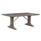 ACME Raphaela Dining Table, Weathered Cherry Finish FredCo