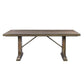 ACME Raphaela Dining Table, Weathered Cherry Finish FredCo
