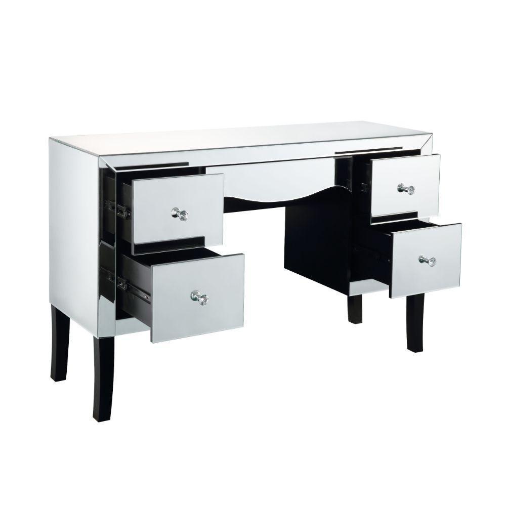ACME Ratana Vanity Desk, Mirrored FredCo