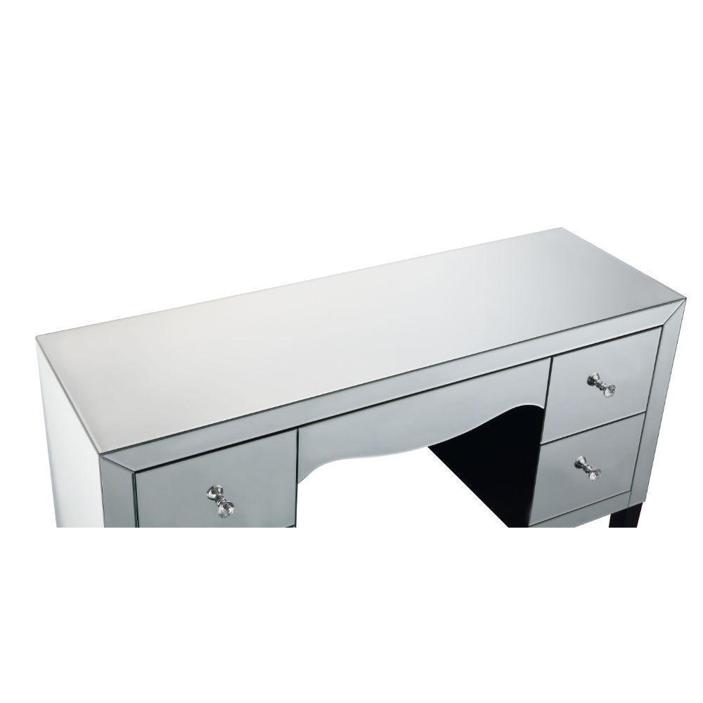ACME Ratana Vanity Desk, Mirrored FredCo