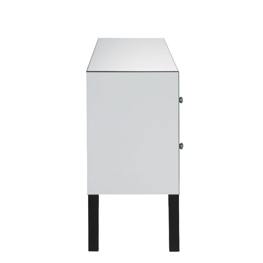 ACME Ratana Vanity Desk, Mirrored FredCo