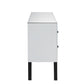 ACME Ratana Vanity Desk, Mirrored FredCo