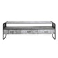 ACME Raziela TV Stand,Concrete Gray & Black Finish FredCo