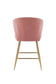 ACME Rizgek Counter Height Chair, Pink Velvet & Gold Finish FredCo