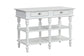 ACME Rorratt Kitchen Island, Marble & White Finish FredCo