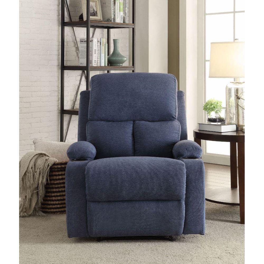 ACME Rosia Recliner, Blue Velvet FredCo
