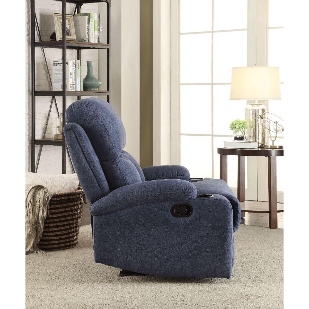 ACME Rosia Recliner, Blue Velvet FredCo