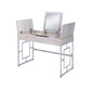 ACME Saffron Vanity Desk, Natural & Chrome FredCo