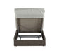ACME Salena Patio Sun Lounge,Beige Fabric & Gray Finish FredCo