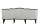ACME Samael Sofa w/3 Pillows, Gray Linen & Dark Brown Finish FredCo