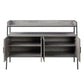 ACME Samiya TV Stand , Gray Oak & Black Finish FredCo