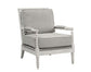 ACME Saraid Accent Chair, Gray Linen & Light Oak Finish FredCo