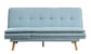 ACME Savilla Adjustable Sofa, Blue Linen & Oak Finish FredCo