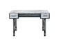 ACME Settea Computer Desk, Antique White & Black Finish FredCo