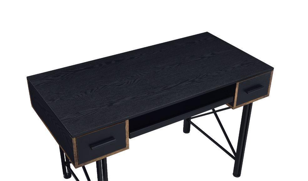 ACME Settea Computer Desk, Black Finish FredCo