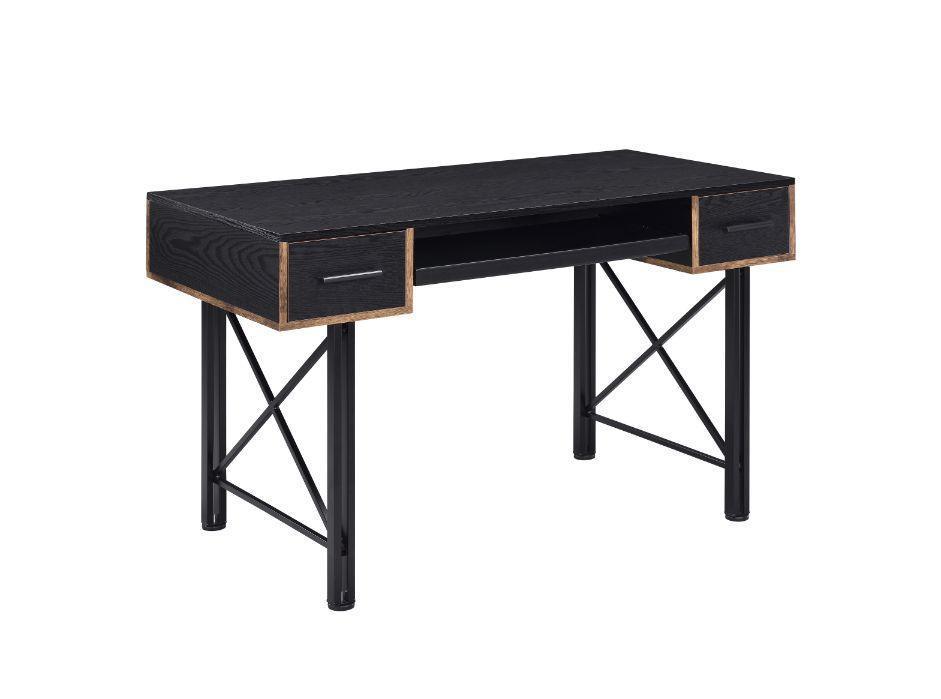 ACME Settea Computer Desk, Black Finish FredCo