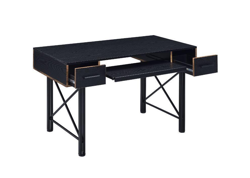 ACME Settea Computer Desk, Black Finish FredCo