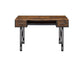 ACME Settea Computer Desk, Weathered Oak & Black Finish FredCo