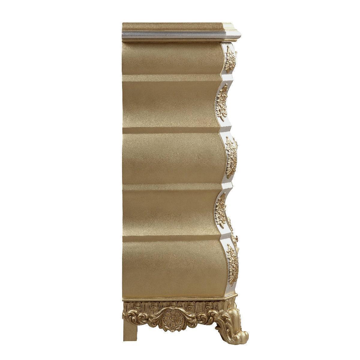 ACME Seville Chest, Gold Finish FredCo