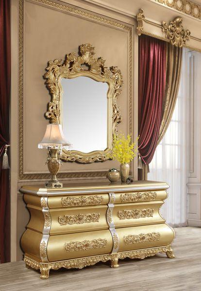 ACME Seville Server, Gold Finish DN00454 FredCo