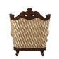 ACME Shalisa Chair w/2 Pillows, Fabric & Walnut FredCo