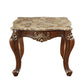 ACME Shalisa End Table, Marble & Walnut FredCo